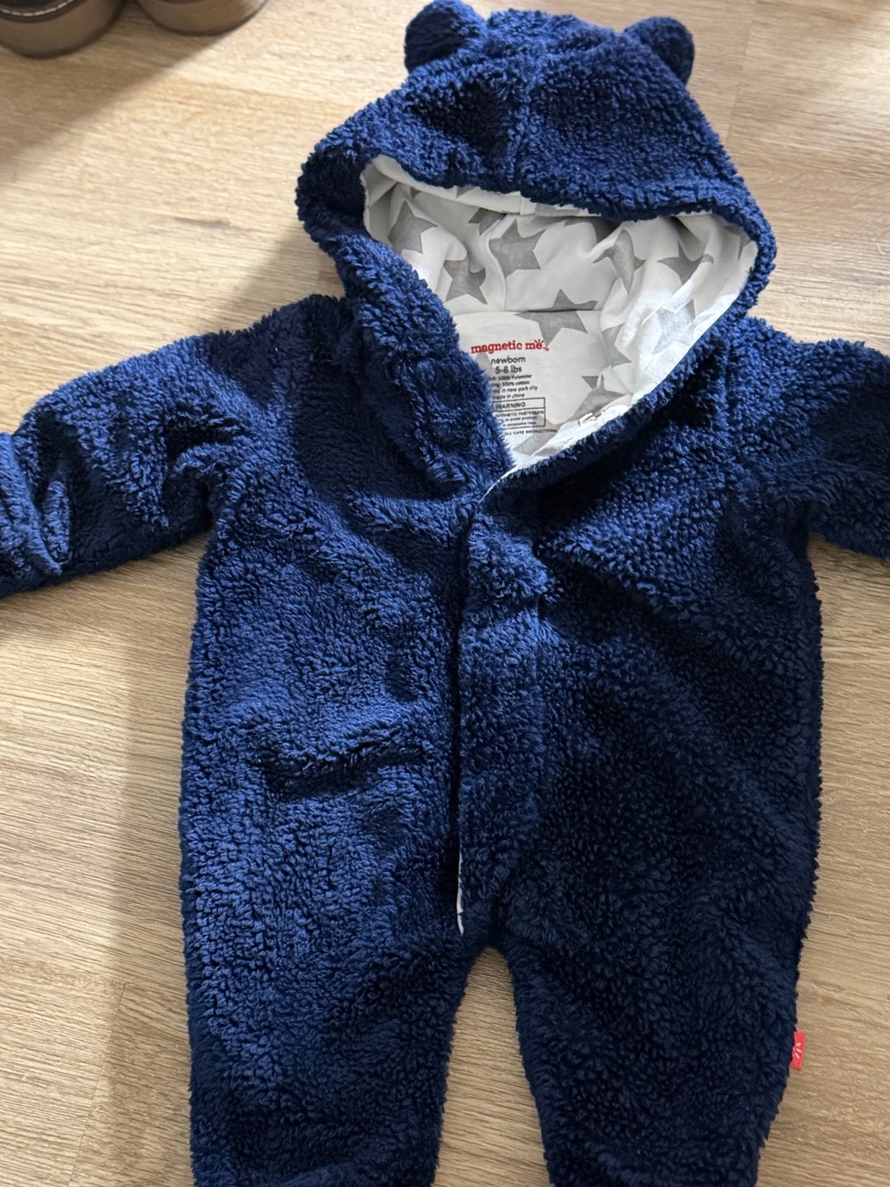 Magnetic me newborn onesie